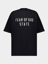 Fear Of God Essentials Black Heavy Jersey T-Shirt with Logo