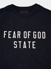 Fear Of God Essentials Black Heavy Jersey T-Shirt with Logo