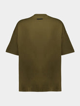 Fear Of God Essentials Olive Jersey T-Shirt with Logo