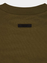 Fear Of God Essentials Olive Jersey T-Shirt with Logo
