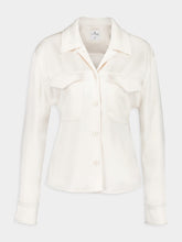 Courrèges Natural Beige 2-Pocket Satin Shirt