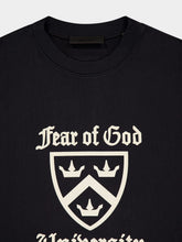 Fear Of God Essentials University Black Cotton T-Shirt