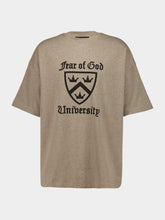 Fear Of God Essentials University Heather Gray Cotton T-Shirt