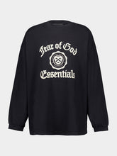 Fear Of God Essentials Black Heavy Long-Sleeve Top