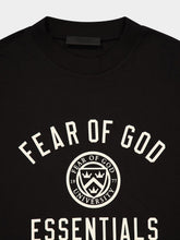 Fear Of God Essentials Black Long-Sleeve Logo Top