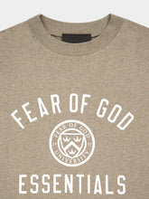 Fear Of God Essentials Heather Gray Long-Sleeve Logo Top