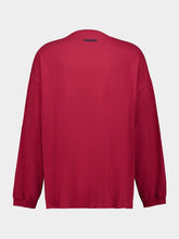 Fear Of God Essentials Crimson 90s Oversized Long Sleeve T-Shirt