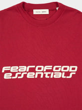 Fear Of God Essentials Crimson 90s Oversized Long Sleeve T-Shirt
