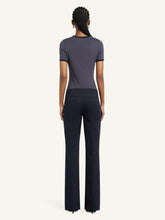 Courrèges Denim and Black Heritage T-Shirt