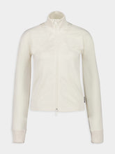 Courrèges Natural Beige Scuba Interlock Tracksuit Jacket