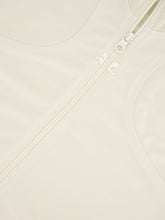 Courrèges Natural Beige Scuba Interlock Tracksuit Jacket