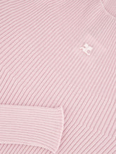 Courrèges Salt Pink Solar Light Rib Mockneck Sweater