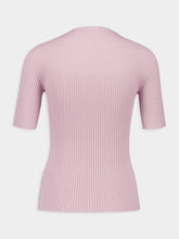 Courrèges Salt Pink Solar Light Rib Sweater