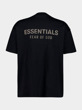 Fear Of God Essentials Jet Black T-Shirt Classic Fit Knit
