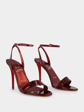 Christian Louboutin Red Miss Z 100 Leather Sandals