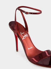 Christian Louboutin Red Miss Z 100 Leather Sandals
