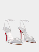 Christian Louboutin Silver Miss Z 100 Strappy Sandals