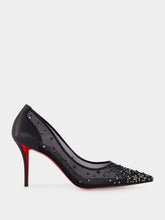 Christian Louboutin Black Miss Z 80 Degrastrass Perla Pumps