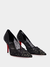 Christian Louboutin Black Miss Z 80 Degrastrass Perla Pumps