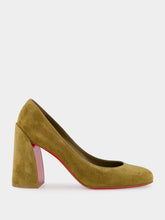 Christian Louboutin Bronzo Miss Sab 85 Suede Pumps