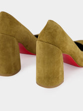 Christian Louboutin Bronzo Miss Sab 85 Suede Pumps