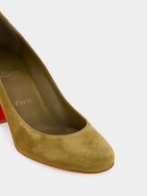 Christian Louboutin Bronzo Miss Sab 85 Suede Pumps