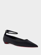 Christian Louboutin Black Erozeena Patent Ballet Flats