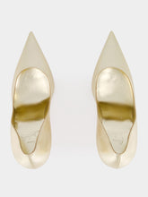 Christian Louboutin Platino Chiaro Miss Z 100 mm Diamond-Laminated Pumps