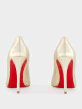 Christian Louboutin Platino Chiaro Miss Z 100 mm Diamond-Laminated Pumps