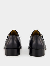 Christian Louboutin Black Sartok Calf Leather Monk Strap Shoes