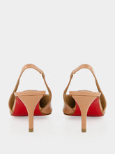 Christian Louboutin Blush Miss Z Patent Leather Slingback Pumps