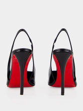 Christian Louboutin Black Miss Z Slingback Pumps