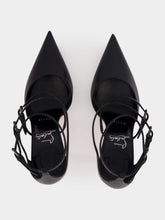 Christian Louboutin Black Milena 100 Strappy Pumps