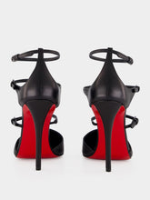 Christian Louboutin Black Milena 100 Strappy Pumps