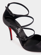 Christian Louboutin Black Milena 100 Strappy Pumps