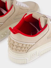 Christian Louboutin Beige Astroloubi 2 Nubuck Leather Sneakers