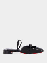 Christian Louboutin Black Jane Nina Patent Mules