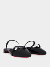 Christian Louboutin Black Jane Nina Patent Mules