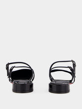 Christian Louboutin Black Jane Nina Patent Mules