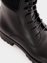 Christian Louboutin Black Trapman TCT 2 Leather Boots
