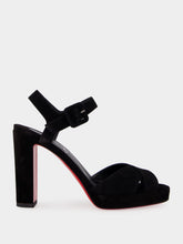 Christian Louboutin Black Cora 100 High-Heel Sandals
