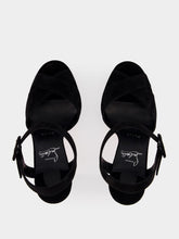 Christian Louboutin Black Cora 100 High-Heel Sandals