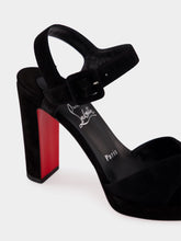 Christian Louboutin Black Cora 100 High-Heel Sandals