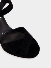 Christian Louboutin Black Cora 100 High-Heel Sandals