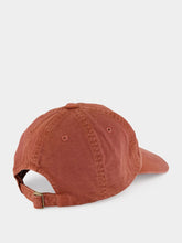 Auralee Red Brown Garment-Dyed Finx Chino Cap