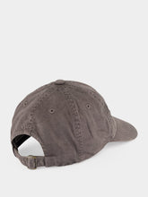 Auralee Ink Black Garment-Dyed Finx Chino Cap