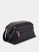Christian Louboutin Black Funky Leather Travel Pouch
