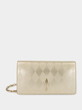 Christian Louboutin Bettina Light Platine Leather Clutch