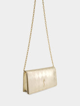 Christian Louboutin Bettina Light Platine Leather Clutch