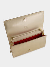 Christian Louboutin Bettina Light Platine Leather Clutch